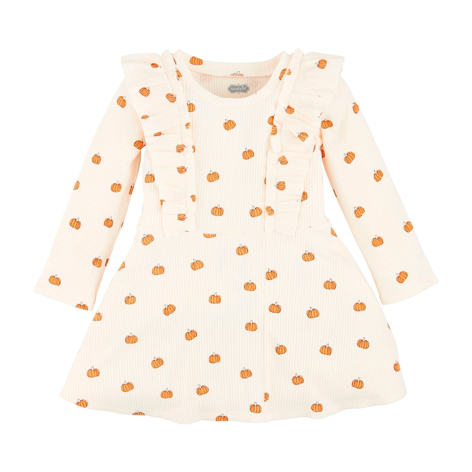 Mud Pie Pumpkin T-Shirt Dress-MUD PIE-Little Giant Kidz