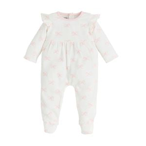 Mud Pie Rosette Bow Print Sleeper-MUD PIE-Little Giant Kidz