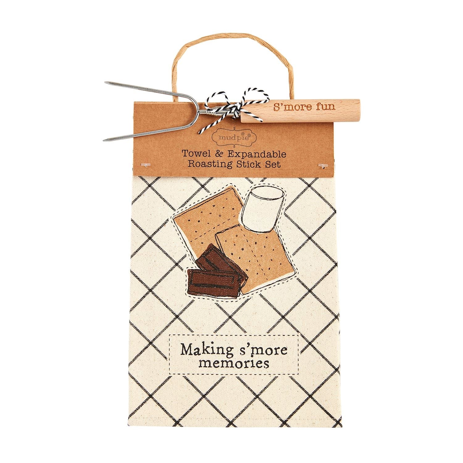 Mud Pie S'more Towel & Skewer Sets-MUD PIE-Little Giant Kidz