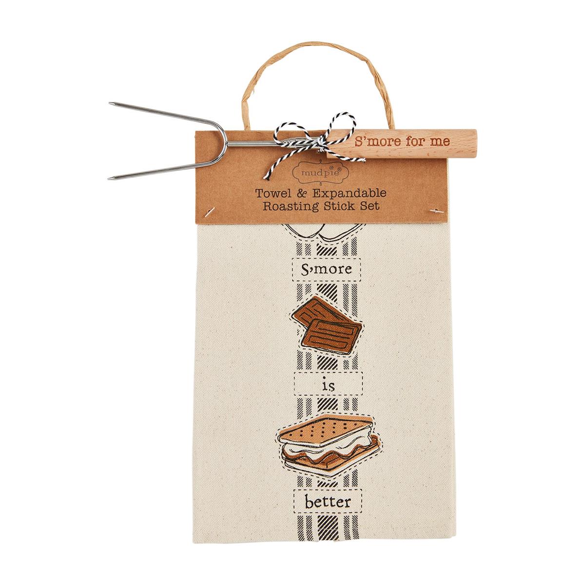 Mud Pie S'more Towel & Skewer Sets-MUD PIE-Little Giant Kidz