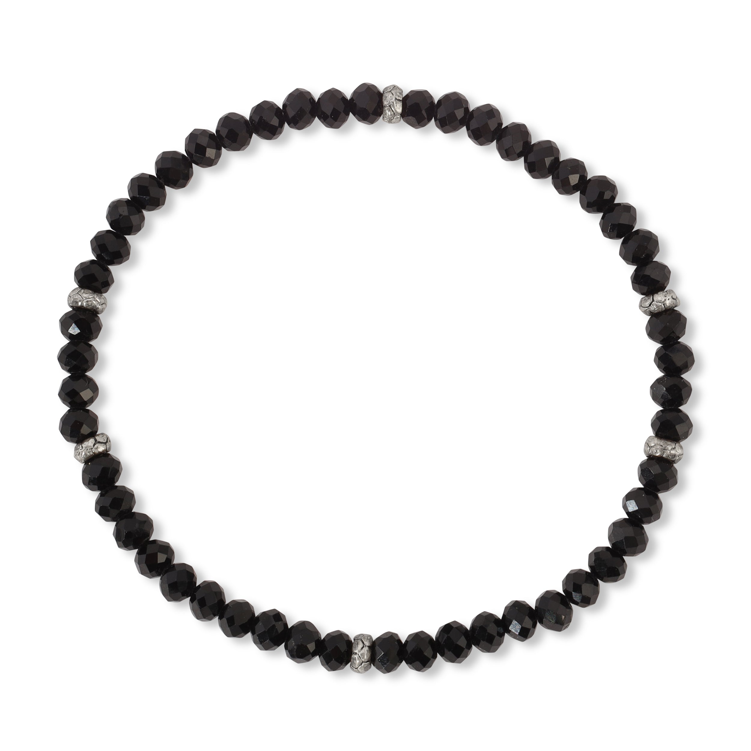 My FUN Colors Mini Crystal Bracelet Black Crystal / Silver Accent-My FUN Colors-Little Giant Kidz