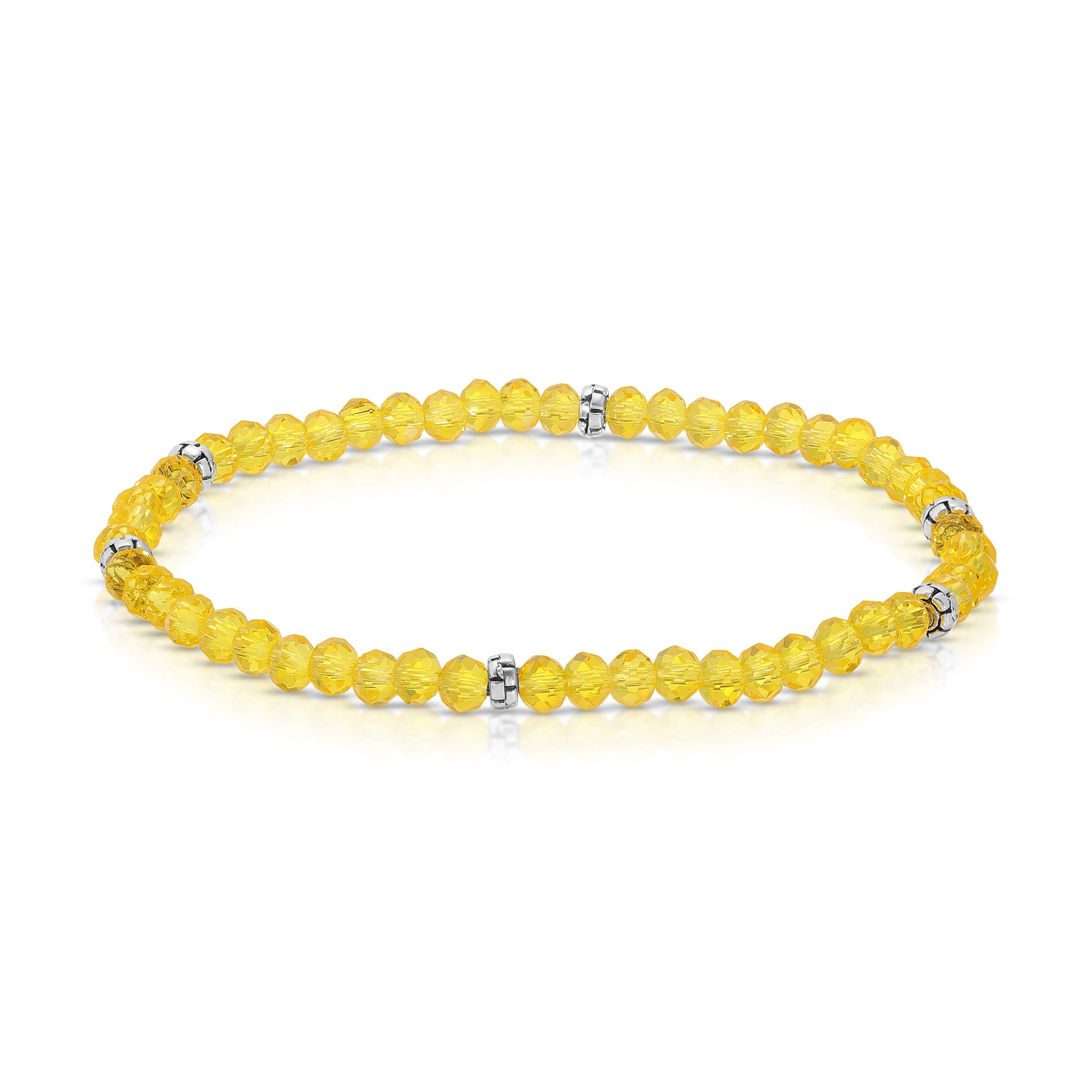 My FUN Colors Mini Crystal Bracelet Dandelion / Silver Accent-My FUN Colors-Little Giant Kidz