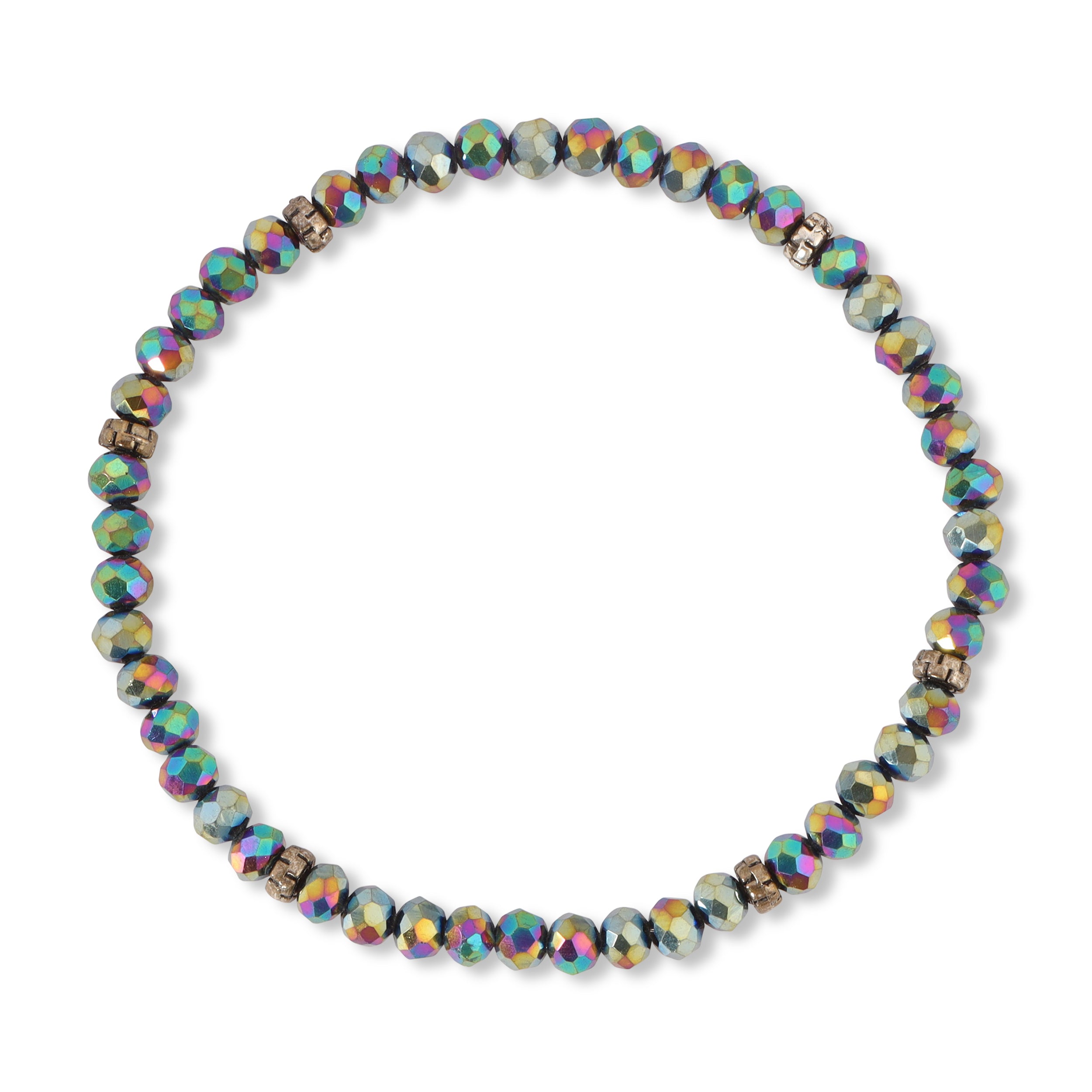 My FUN Colors Mini Crystal Bracelet Harlequin Crystal / Silver Accent-My FUN Colors-Little Giant Kidz