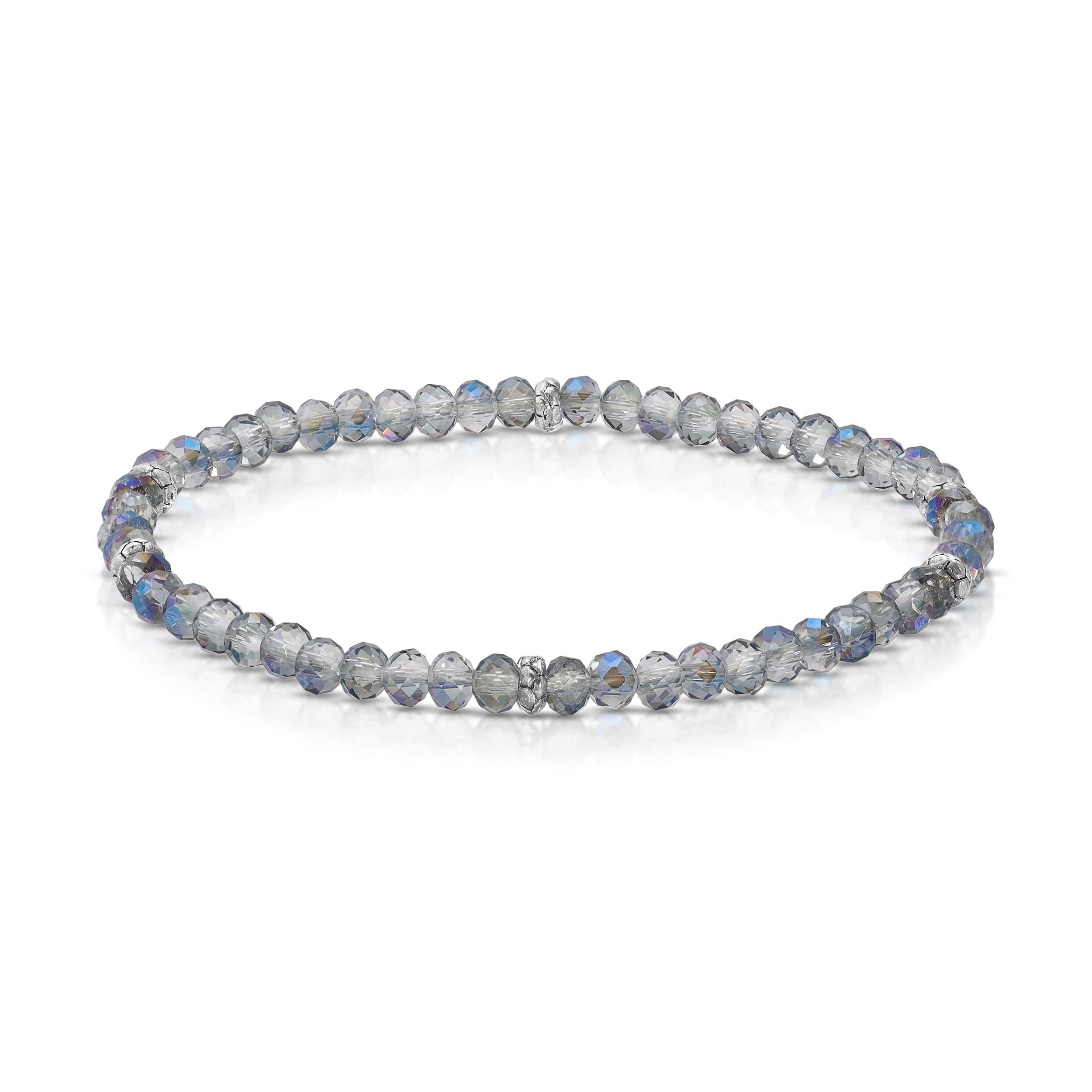 My FUN Colors Mini Crystal Bracelet Ice Blue / Silver Accent-My FUN Colors-Little Giant Kidz