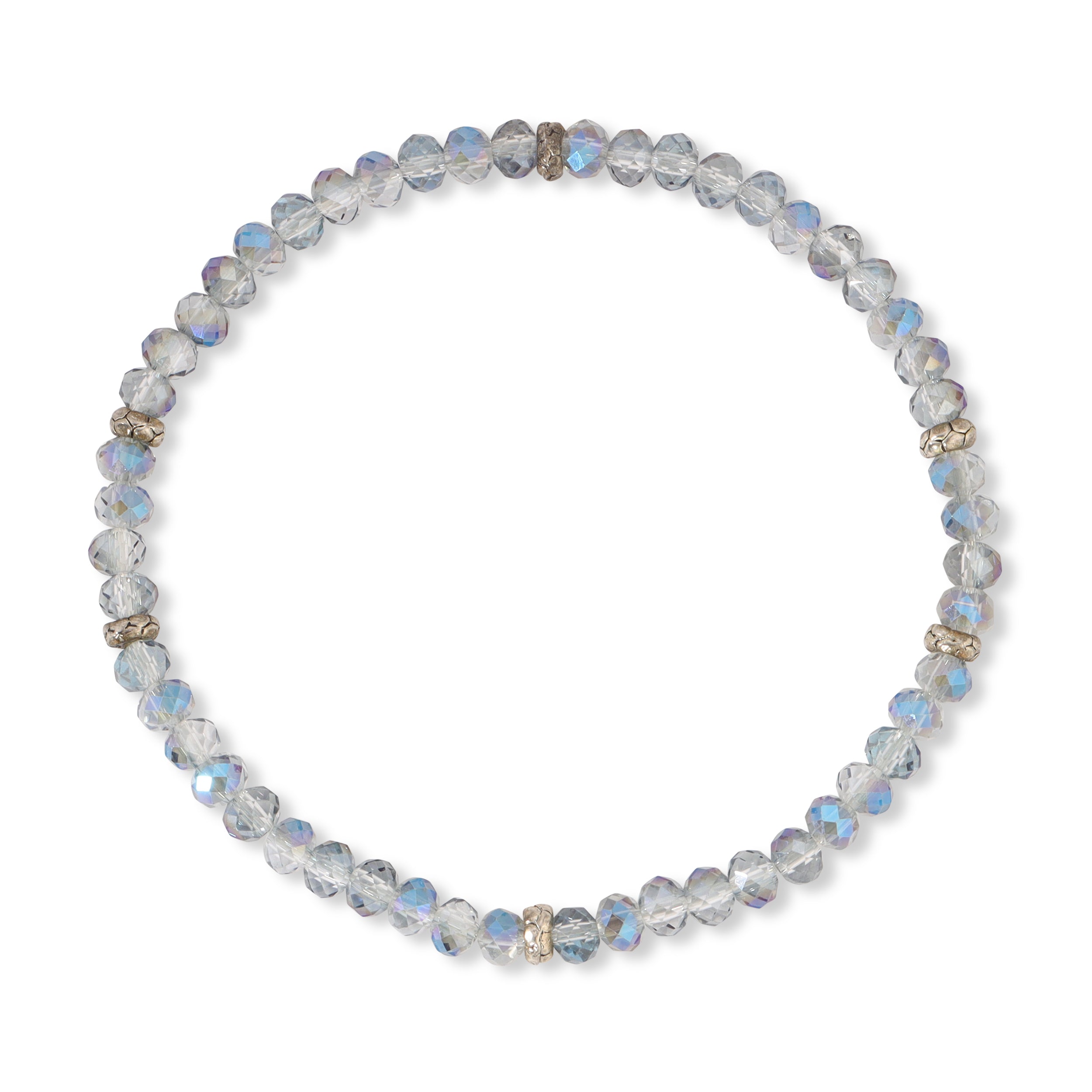 My FUN Colors Mini Crystal Bracelet Ice Blue / Silver Accent-My FUN Colors-Little Giant Kidz