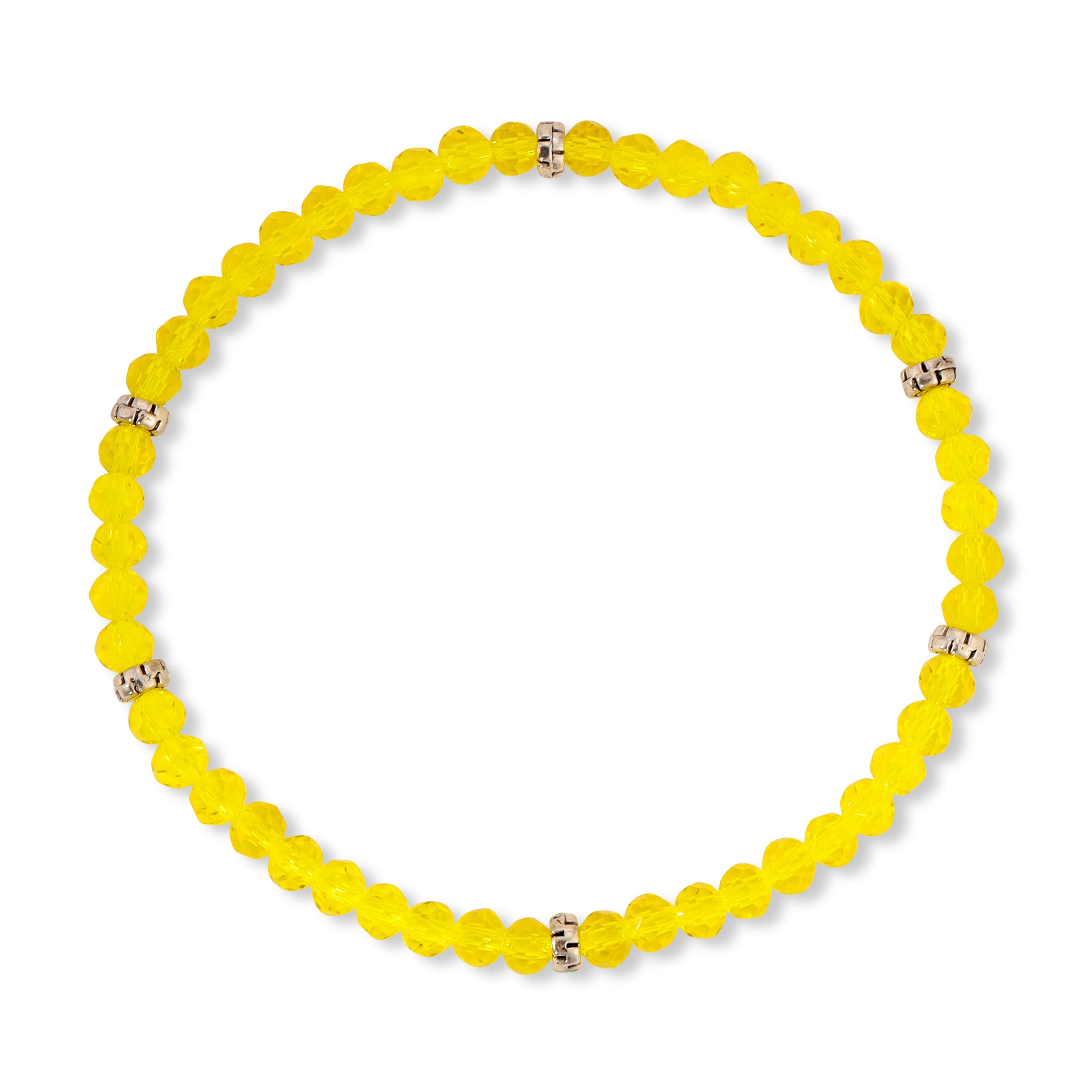 My FUN Colors Mini Crystal Bracelet Lemonade Crystal / Silver Accent-My FUN Colors-Little Giant Kidz