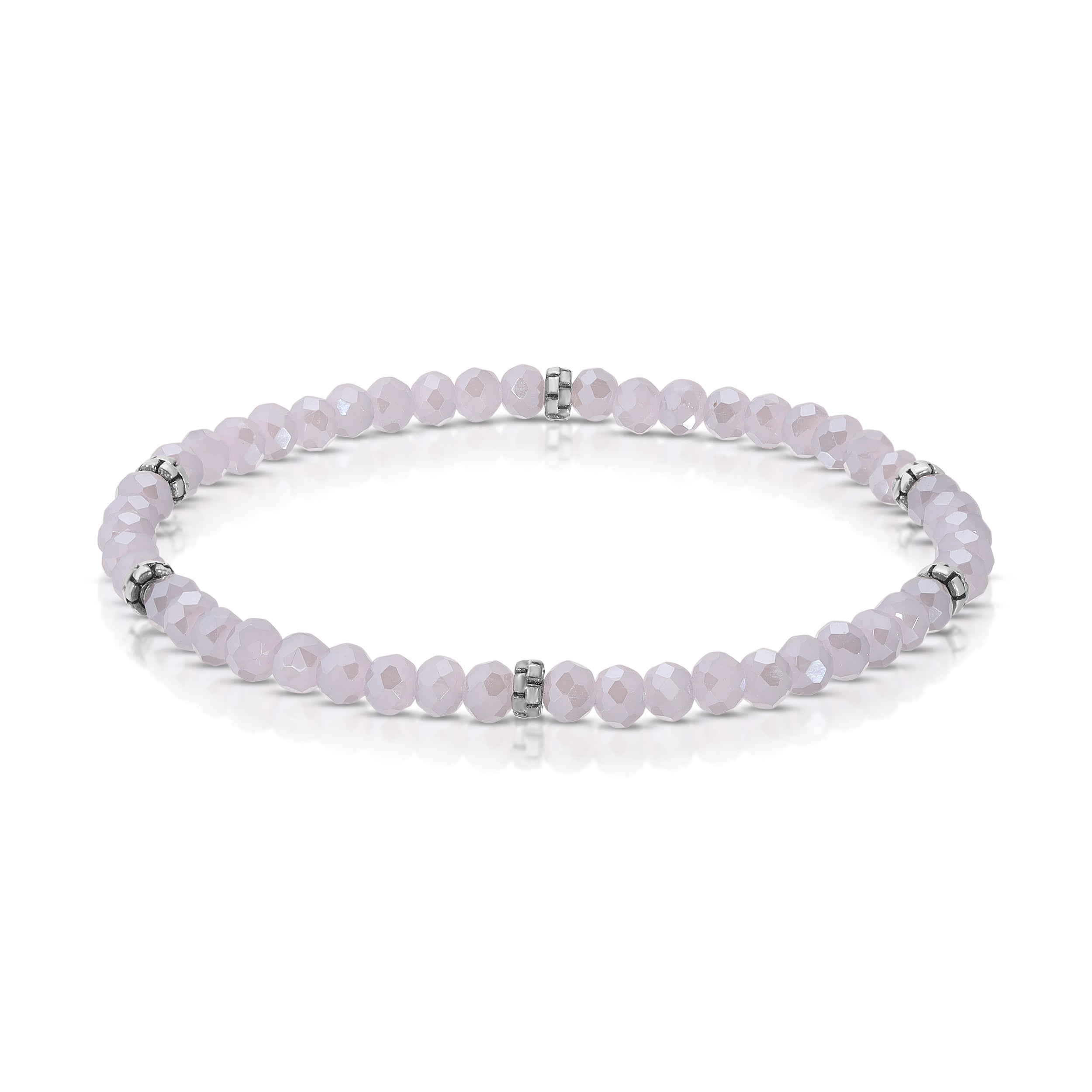 My FUN Colors Mini Crystal Bracelet Periwinkle / Silver Accent-My FUN Colors-Little Giant Kidz