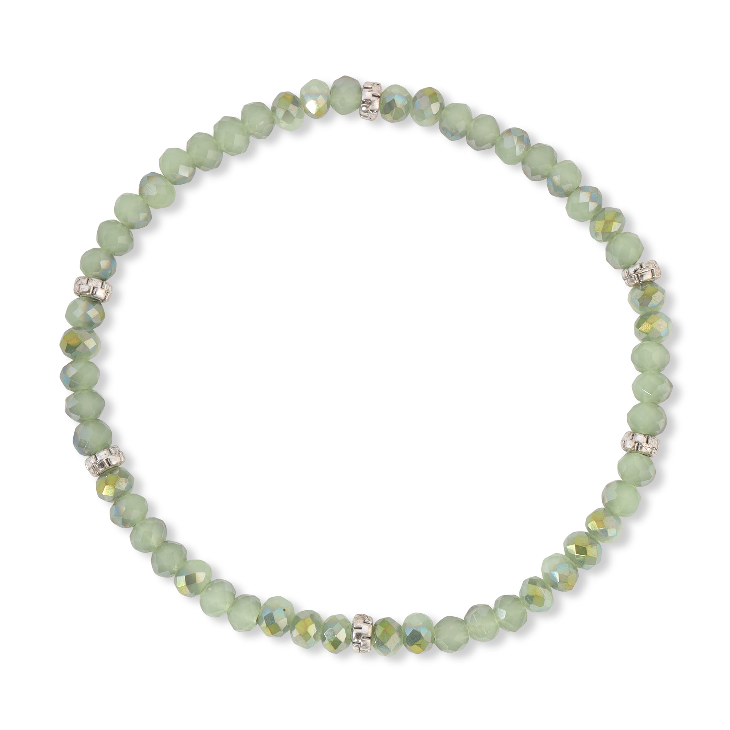 My FUN Colors Mini Crystal Bracelet Twilight Sage / Silver Accent-My FUN Colors-Little Giant Kidz