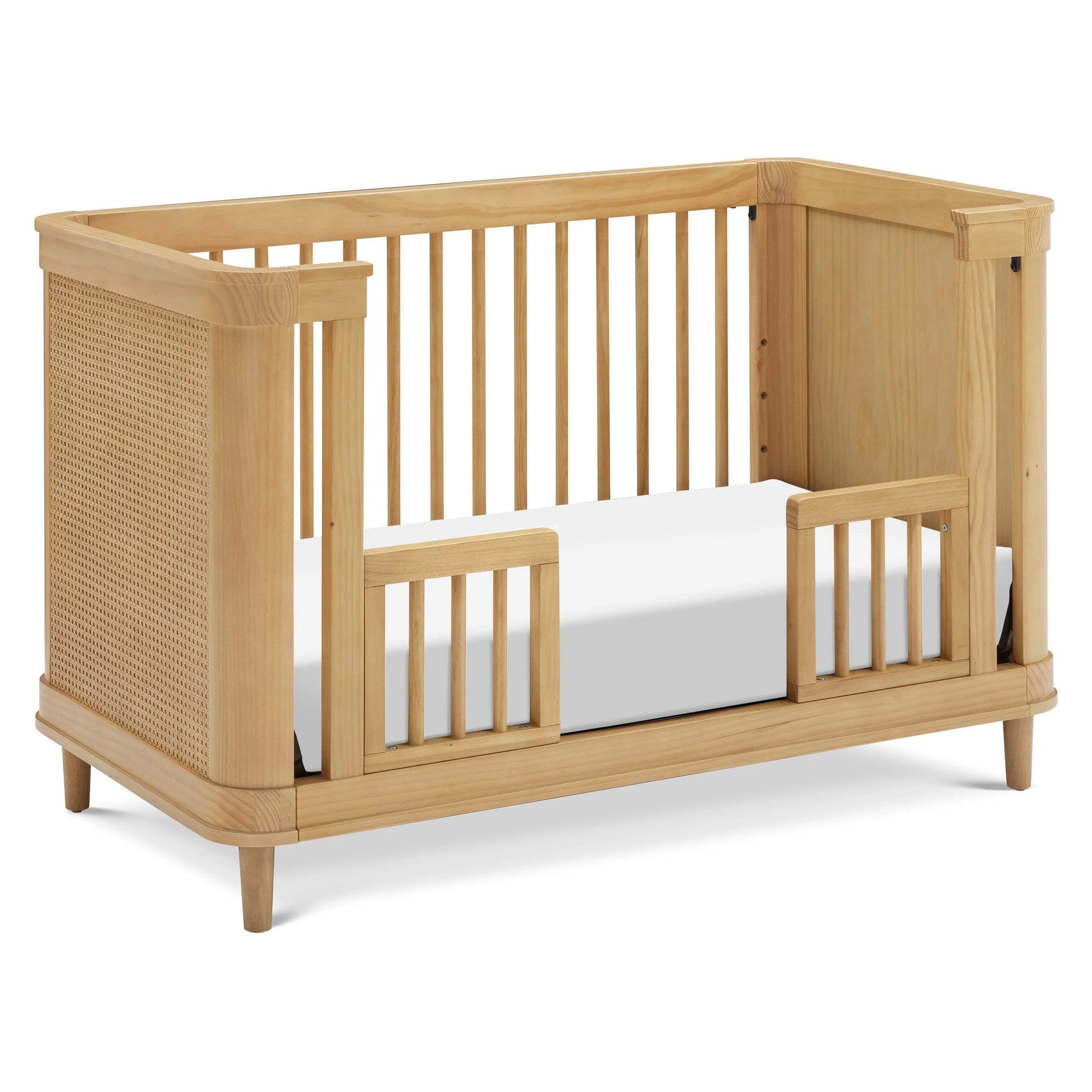 Namesake Marin with Cane 3-in-1 Convertible Crib - Honey & Honey Cane-NAMESAKE-Little Giant Kidz