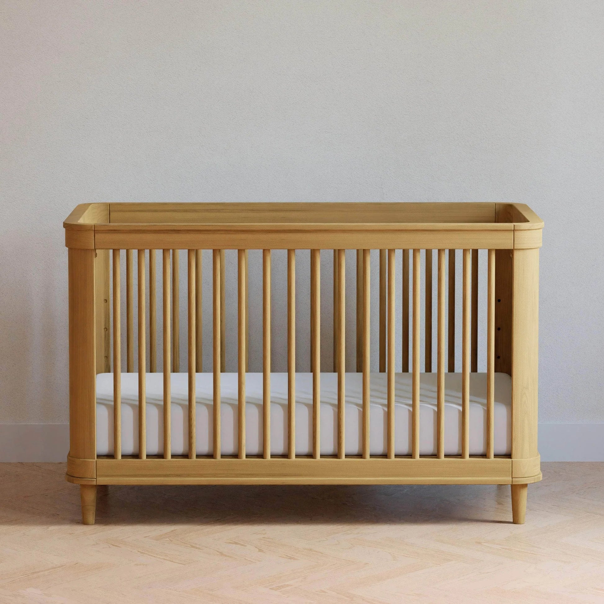 Namesake Marin with Cane 3-in-1 Convertible Crib - Honey & Honey Cane-NAMESAKE-Little Giant Kidz