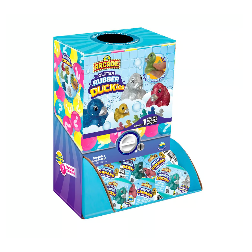 ORB Arcade Capsules Glitter Duck-ORB TOYS-Little Giant Kidz