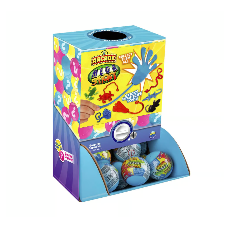 ORB Arcade Capsules Mega Sticky - Assorted-ORB TOYS-Little Giant Kidz