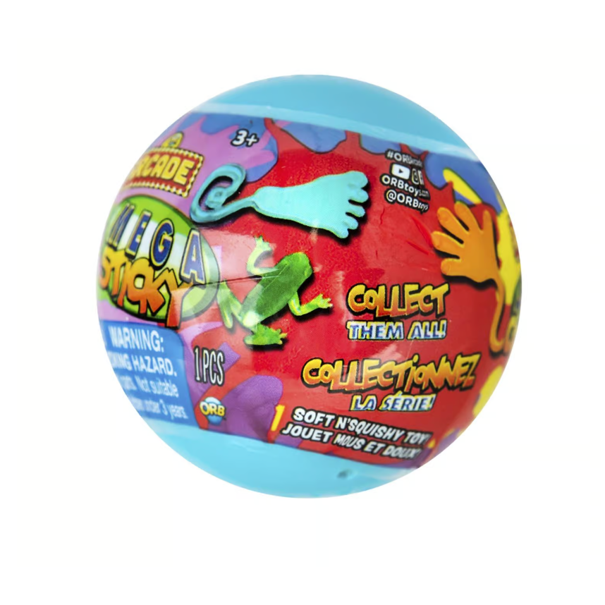 ORB Arcade Capsules Mega Sticky - Assorted-ORB TOYS-Little Giant Kidz