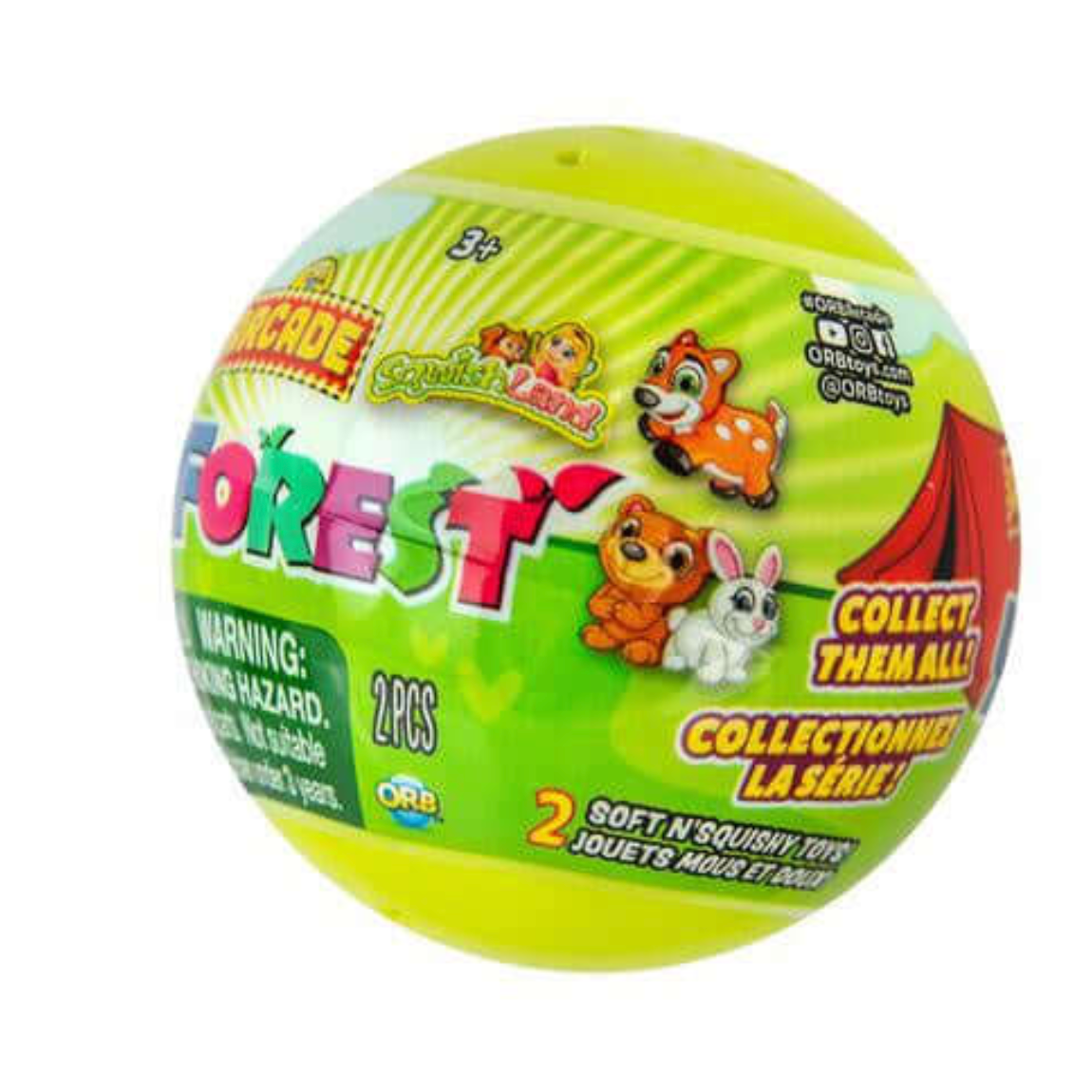 ORB Arcade Capsules Sqwishland Forest - Assorted-ORB TOYS-Little Giant Kidz