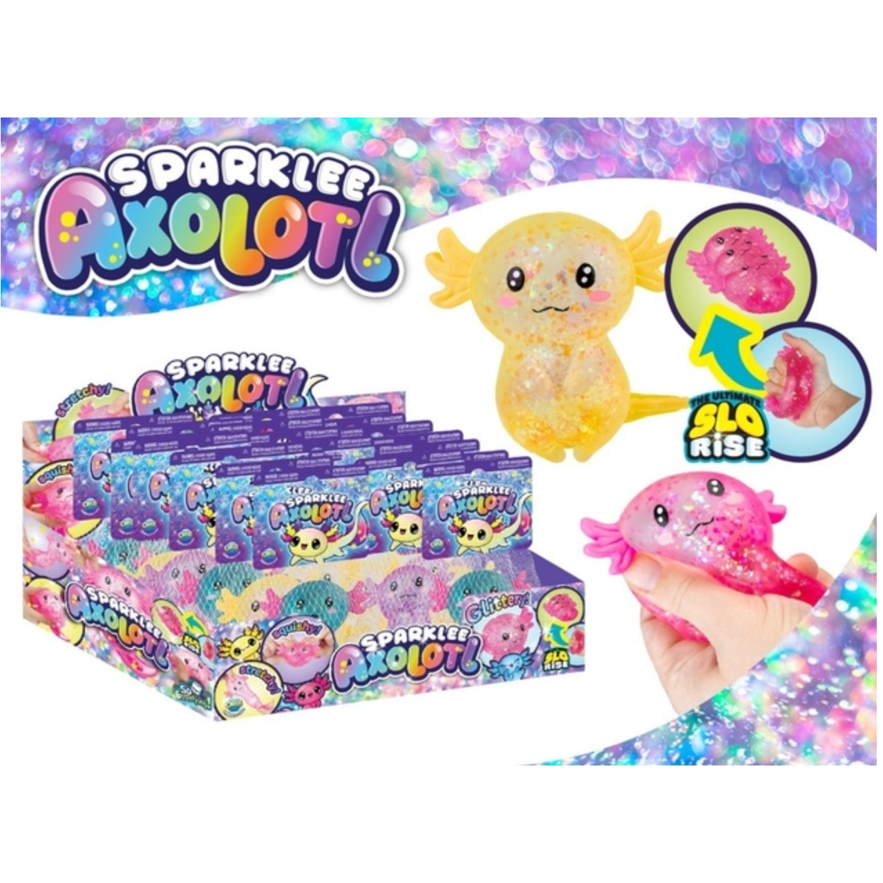 ORB Toys Curiosities Sparklee Axolotl - Assorted-ORB TOYS-Little Giant Kidz