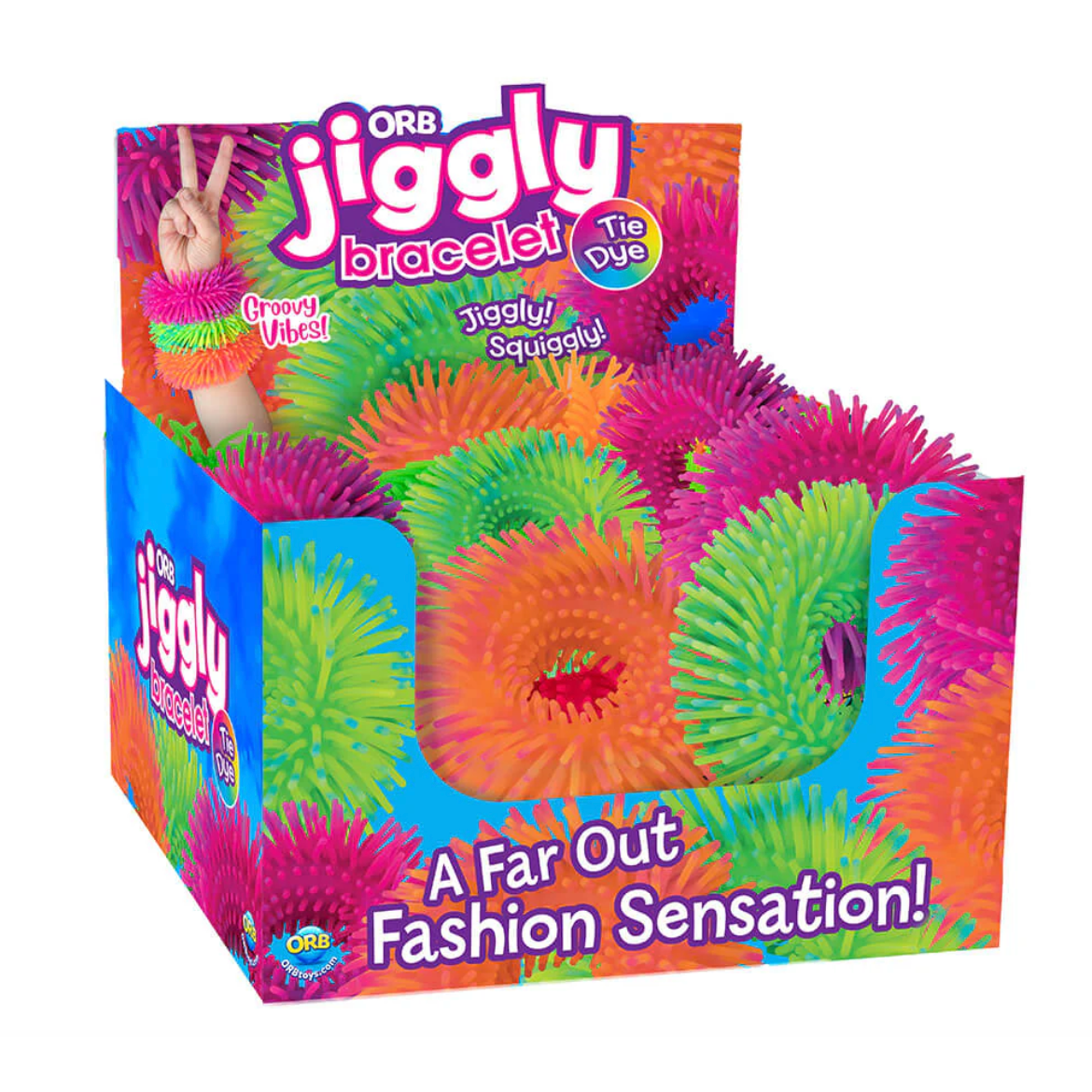 ORB Toys Jiggly Tie Dye Bracelet - Assorted-ORB TOYS-Little Giant Kidz