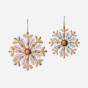 One Hundred 80 Degrees Snowflake Ornament-Large-ONE HUNDRED 80 DEGREES-Little Giant Kidz