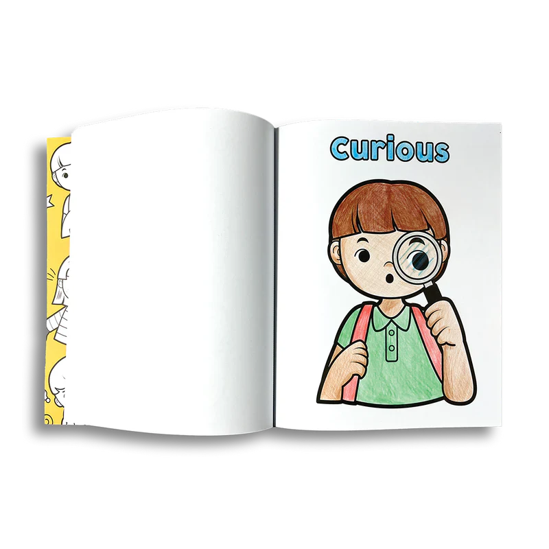 Ooly Color-In Book - My First Feelings Toddler Coloring Book-OOLY-Little Giant Kidz