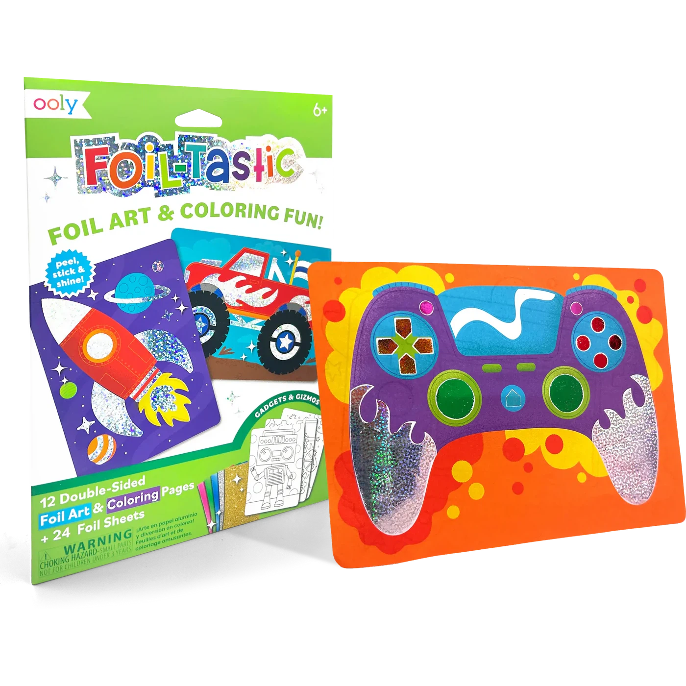 Ooly Foil-tastic Foil Art & Coloring Set - Gadgets & Gizmos-OOLY-Little Giant Kidz