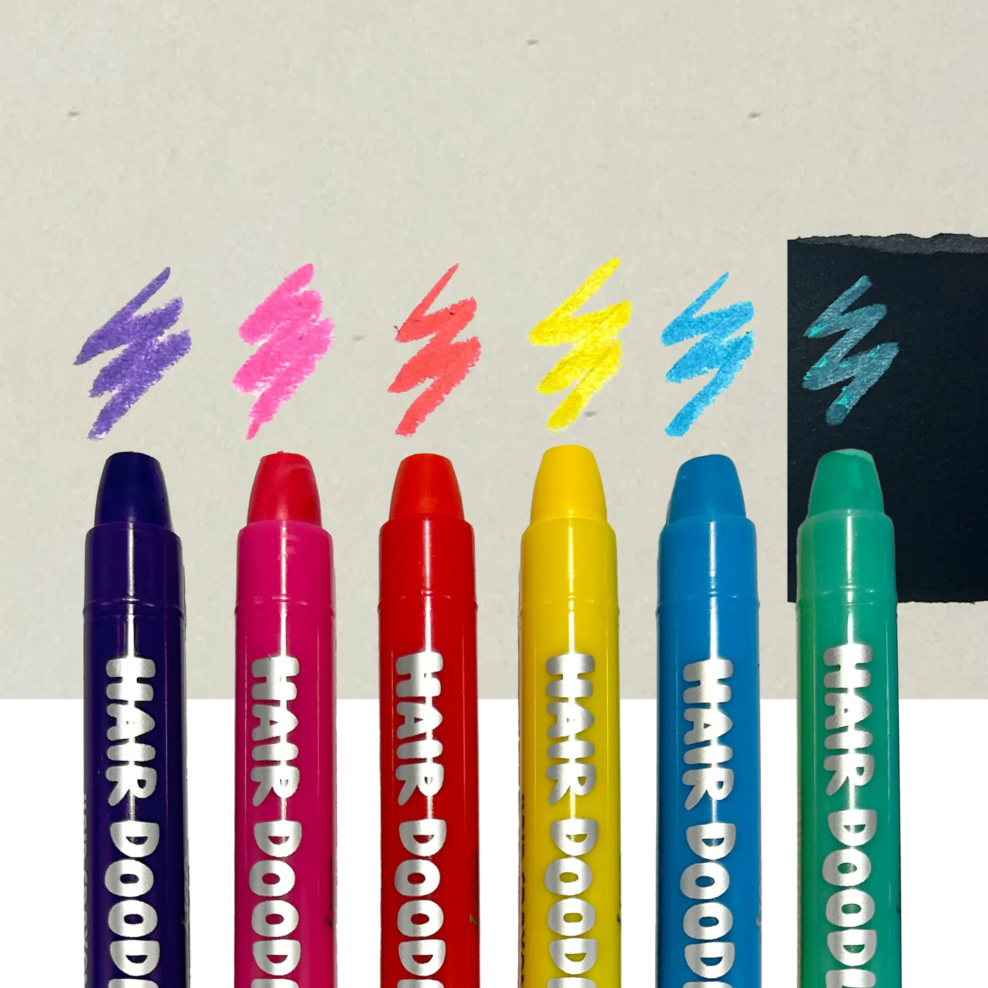 Ooly Hair Doodlers Hair Crayons - Set of 6-OOLY-Little Giant Kidz