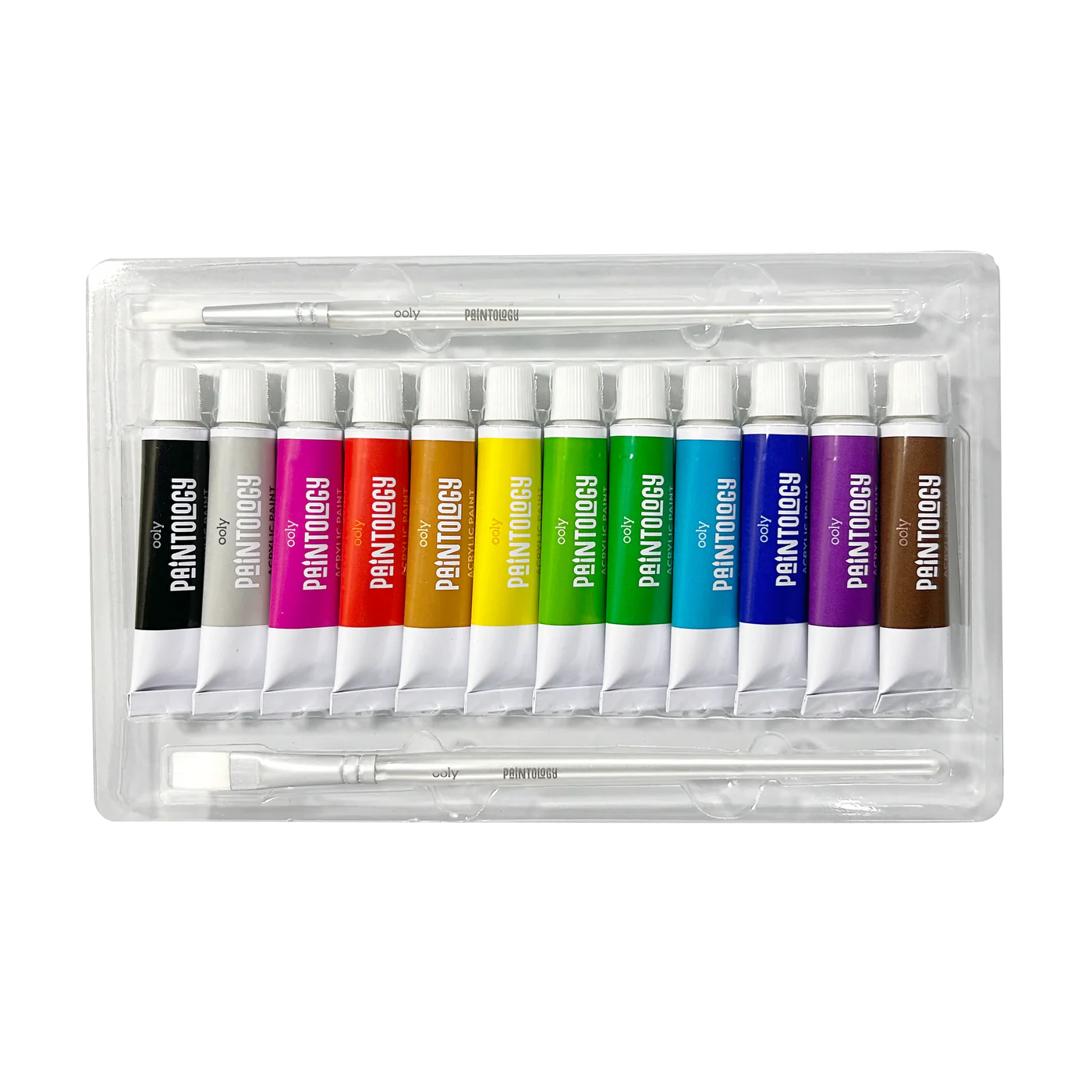 Ooly Paintology Acrylic Paint Set - Classic Colors - Set of 12-OOLY-Little Giant Kidz