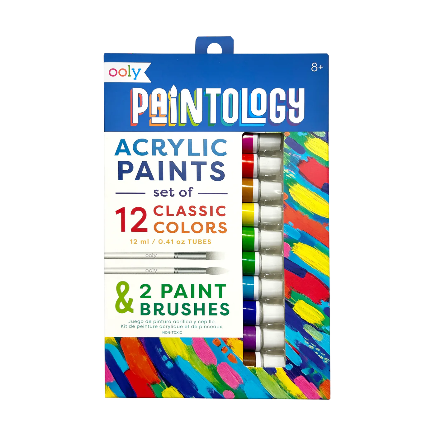 Ooly Paintology Acrylic Paint Set - Classic Colors - Set of 12-OOLY-Little Giant Kidz