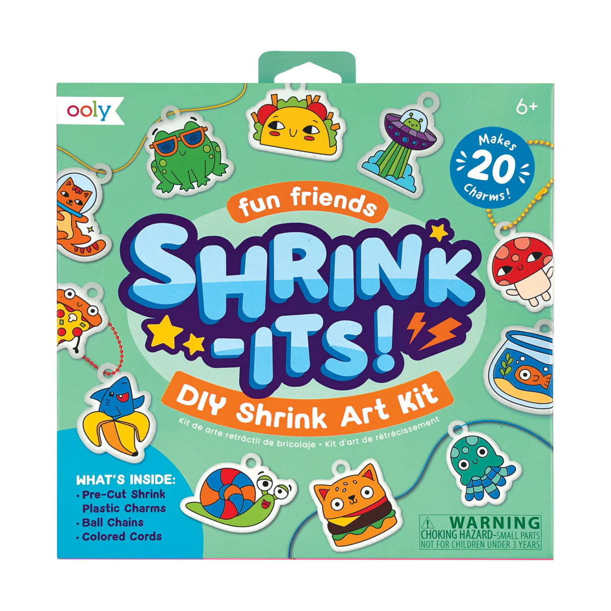 Ooly Shrink-its! DIY Shrink Art Kit - Fun Friends-OOLY-Little Giant Kidz