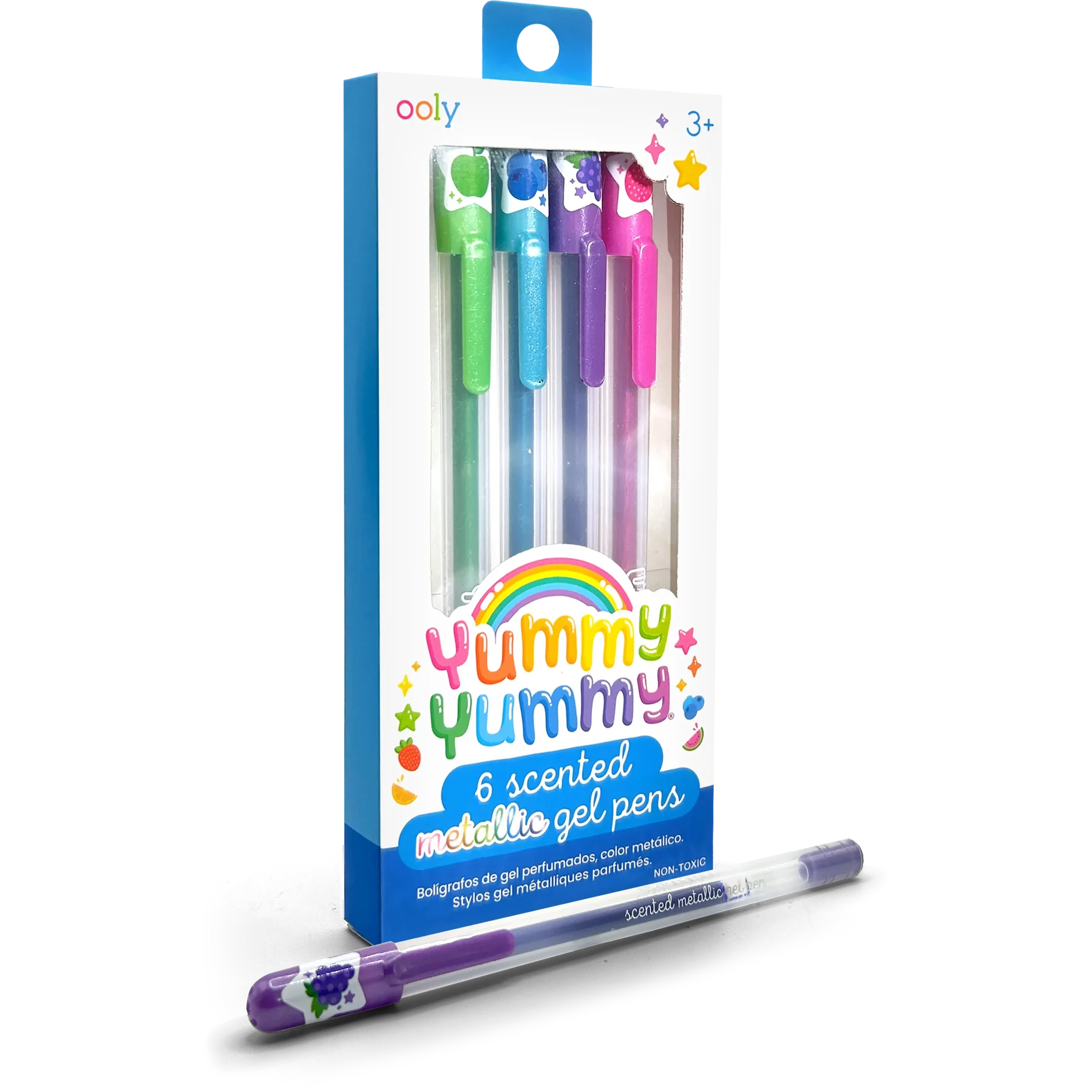 Ooly Yummy Yummy Scented Gel Pens - Metallic - Set of 6-OOLY-Little Giant Kidz