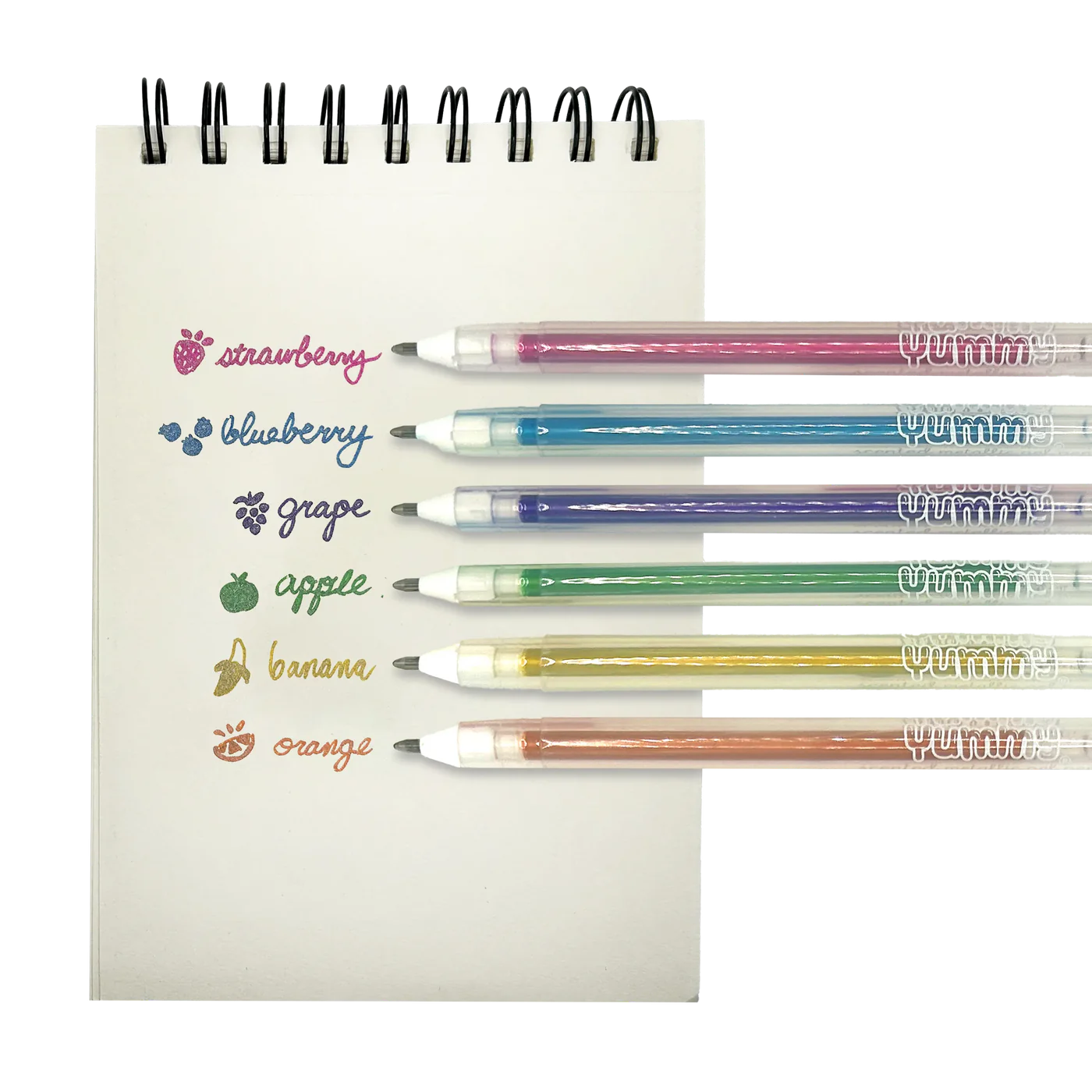 Ooly Yummy Yummy Scented Gel Pens - Metallic - Set of 6-OOLY-Little Giant Kidz