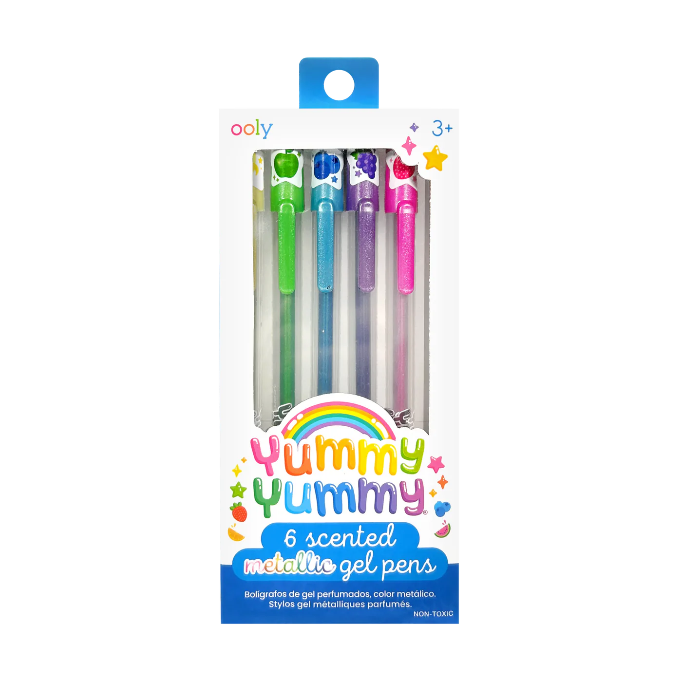 Ooly Yummy Yummy Scented Gel Pens - Metallic - Set of 6-OOLY-Little Giant Kidz