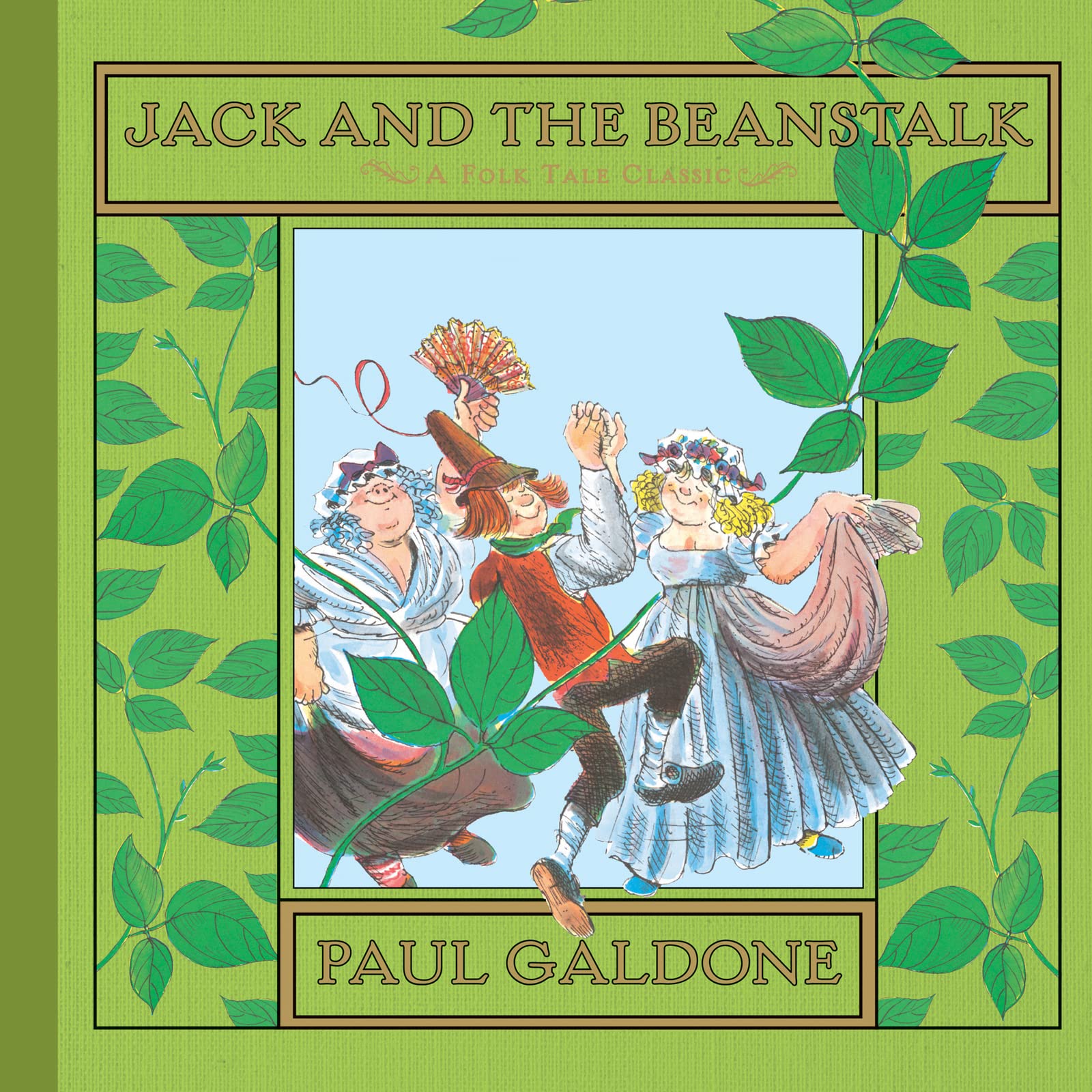 Paul Galdone Folk Tale Classics: Jack and the Beanstalk (Hardcover Book)-HARPER COLLINS PUBLISHERS-Little Giant Kidz