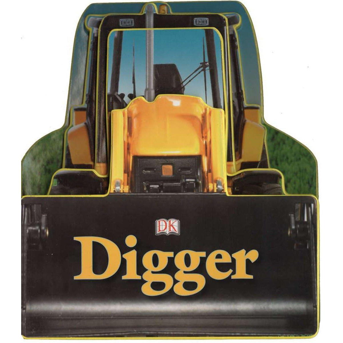 Penguin Random House: Digger (Shaped Board Books)-PENGUIN RANDOM HOUSE-Little Giant Kidz