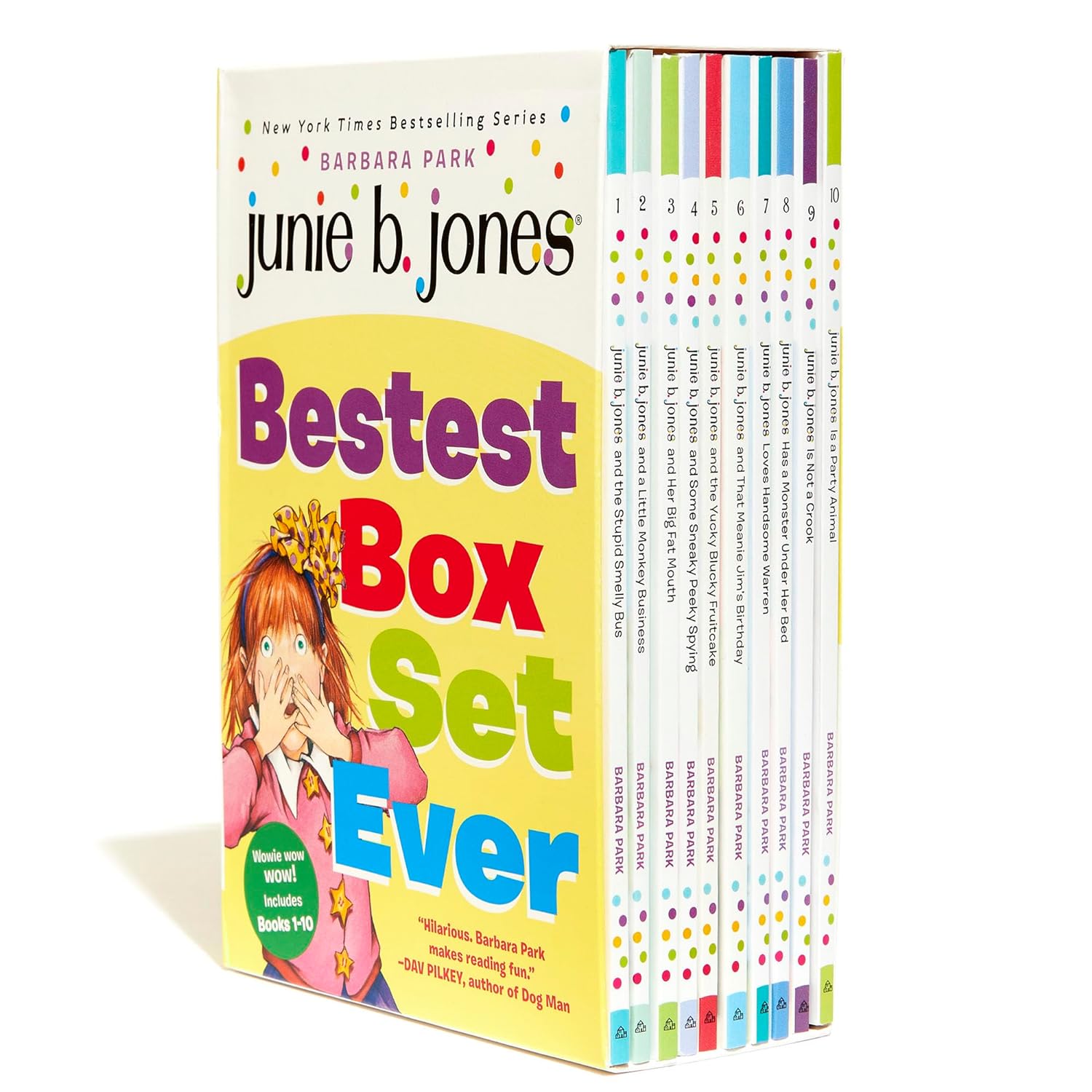 Penguin Random House: Junie B. Jones Bestest Box Set Ever (Books 1-10) (Paperback Book Set)-PENGUIN RANDOM HOUSE-Little Giant Kidz