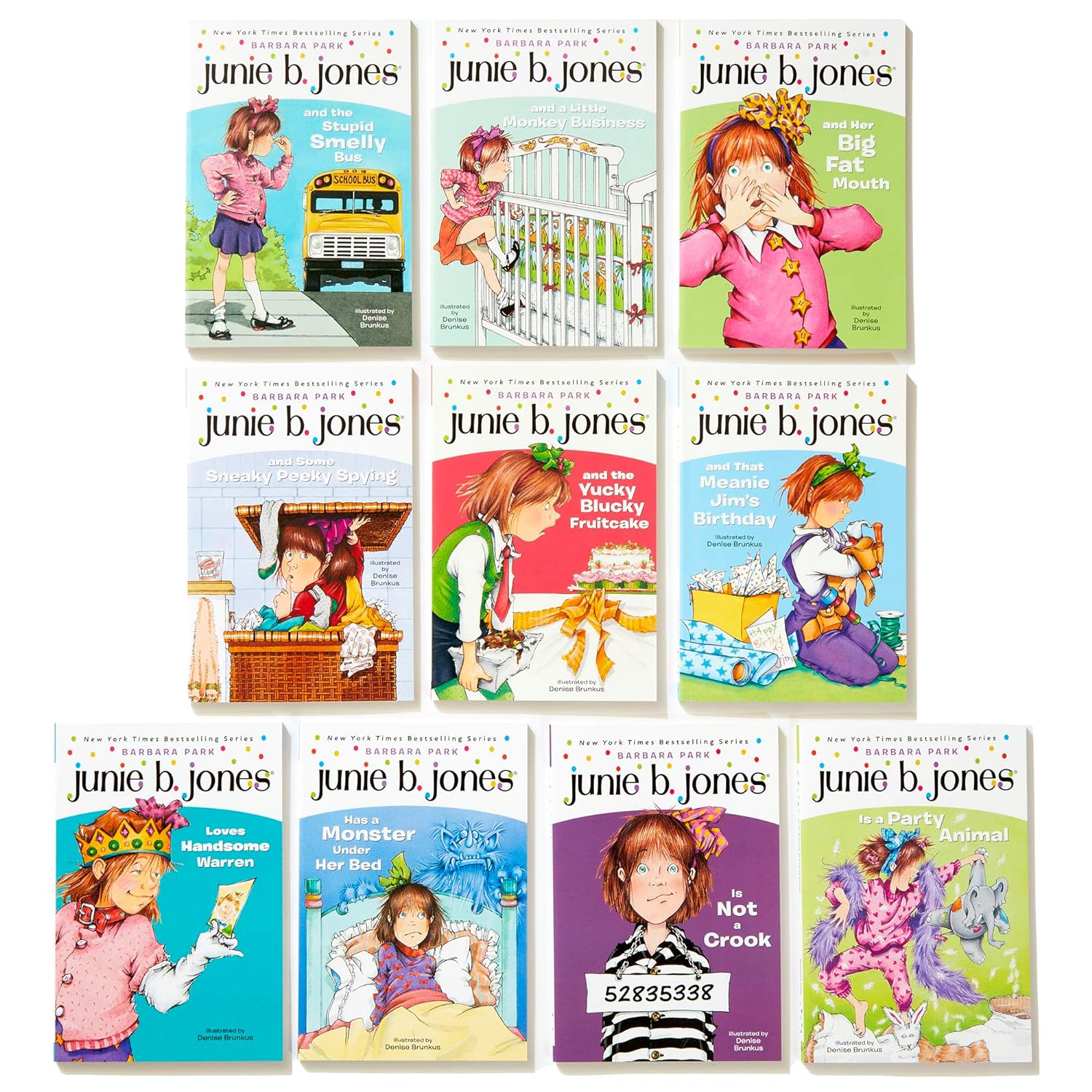 Penguin Random House: Junie B. Jones Bestest Box Set Ever (Books 1-10) (Paperback Book Set)-PENGUIN RANDOM HOUSE-Little Giant Kidz