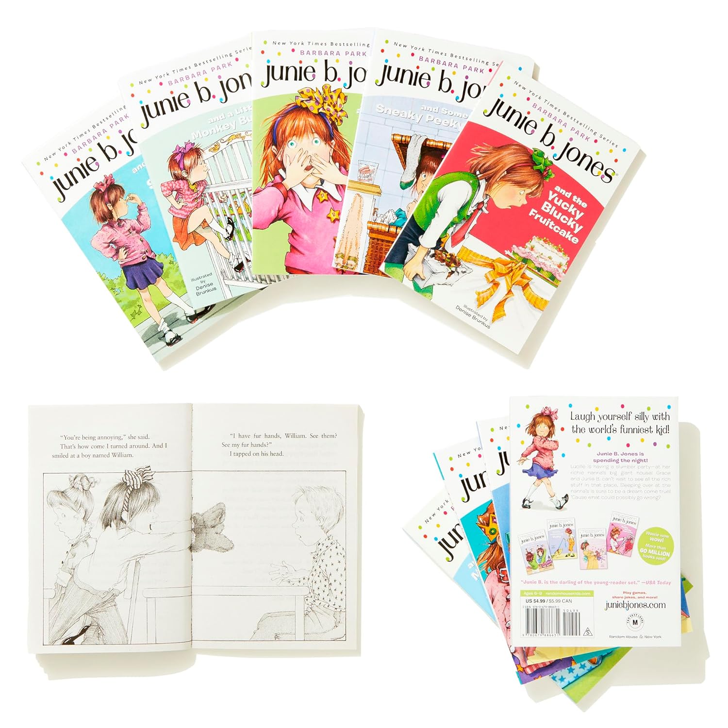 Penguin Random House: Junie B. Jones Bestest Box Set Ever (Books 1-10) (Paperback Book Set)-PENGUIN RANDOM HOUSE-Little Giant Kidz