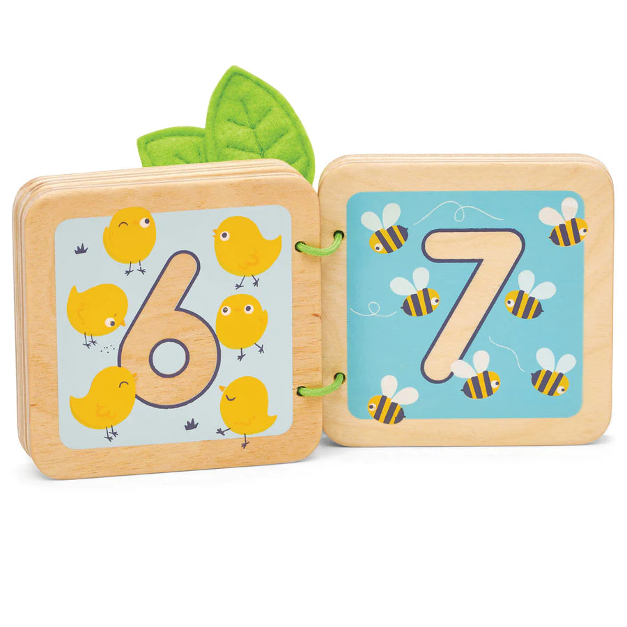 Petilou® 123 Numbers Wooden Book-LE TOY VAN-Little Giant Kidz