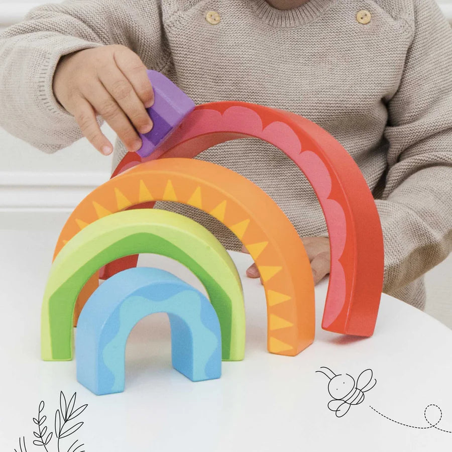 Petilou® Rainbow Tunnel Toy-LE TOY VAN-Little Giant Kidz