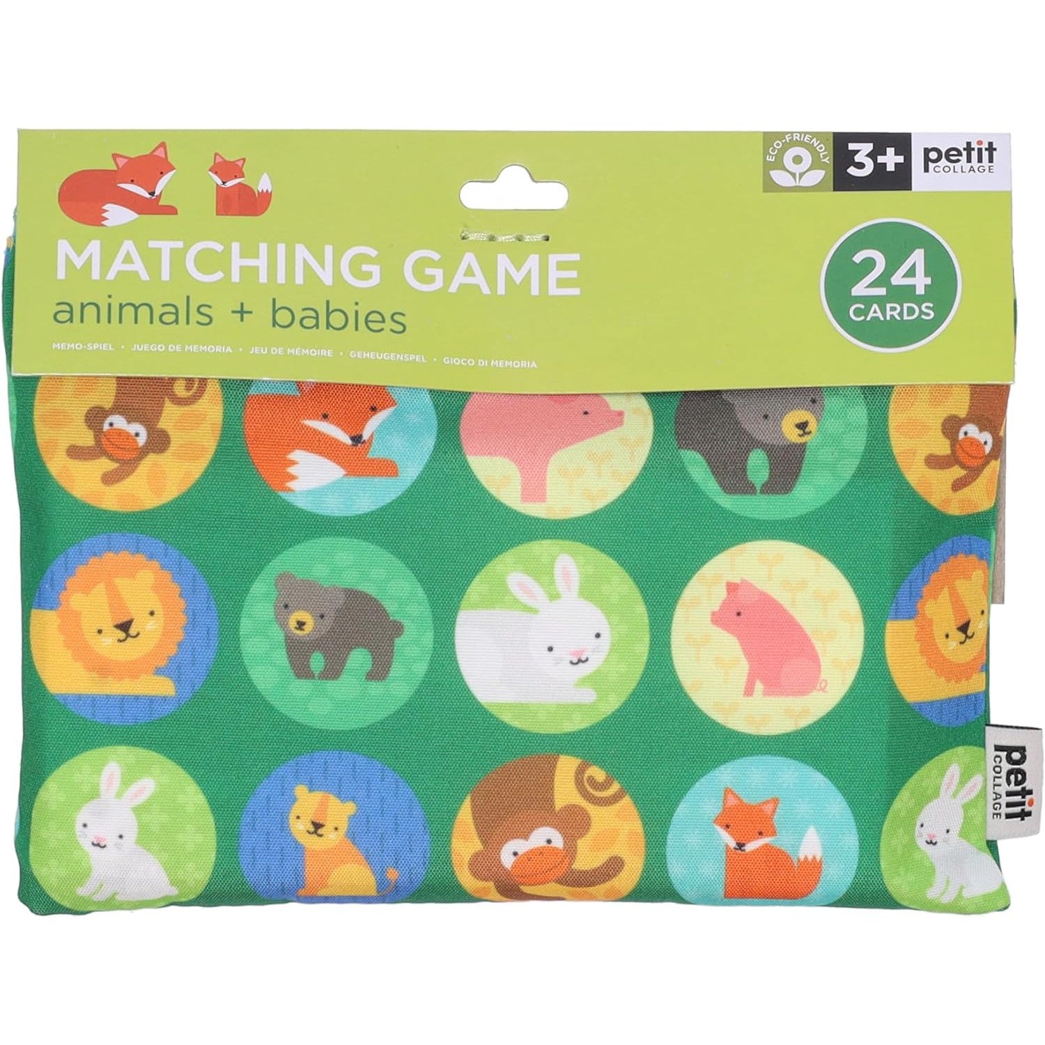 Petit Collage Animals & Babies Matching Game-HACHETTE BOOK GROUP USA-Little Giant Kidz