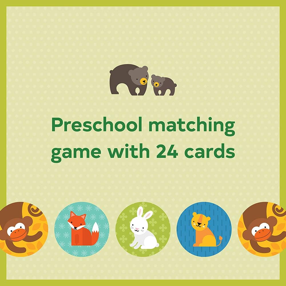 Petit Collage Animals & Babies Matching Game-HACHETTE BOOK GROUP USA-Little Giant Kidz