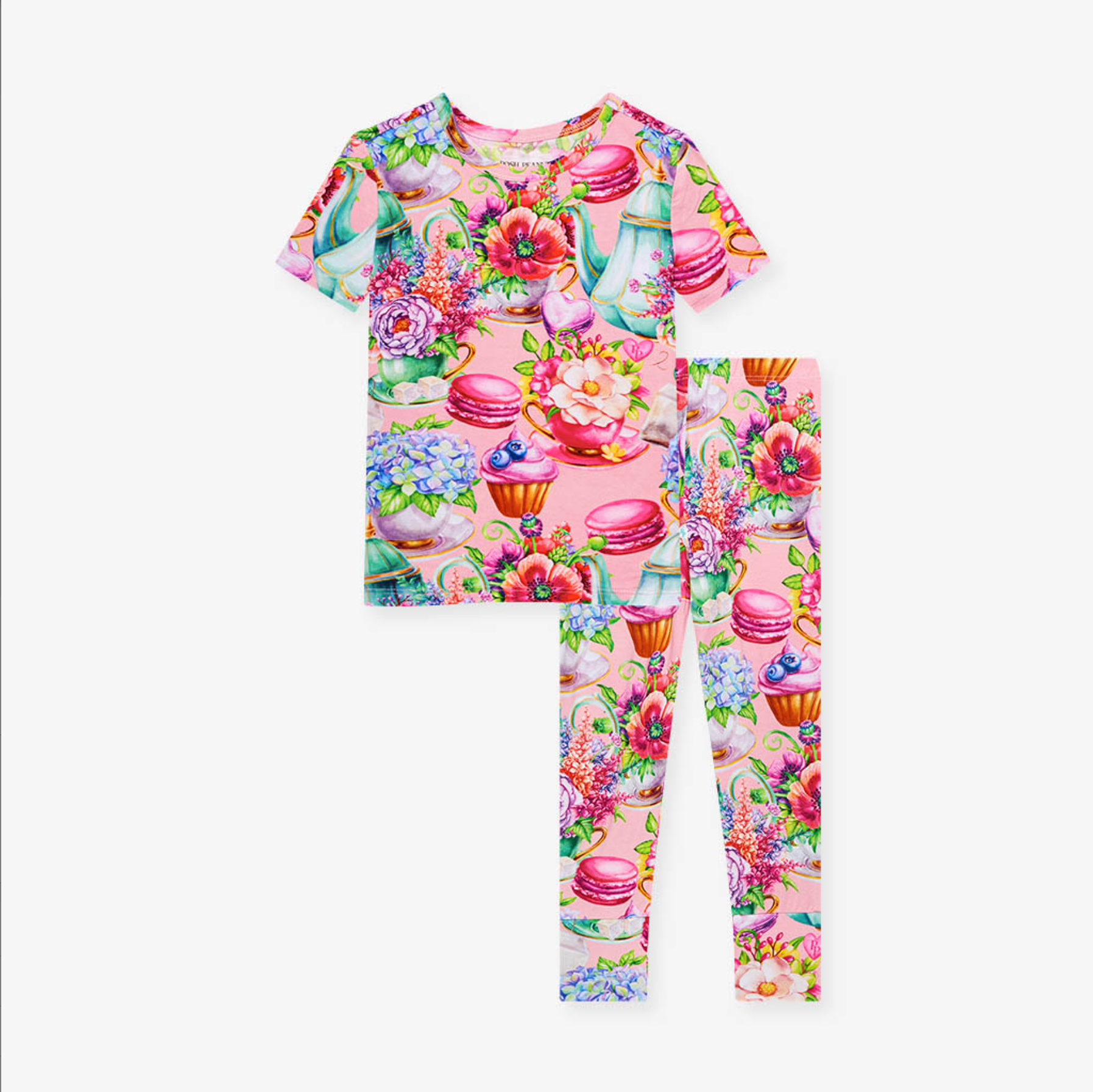 Posh Peanut Elizabeth Short Sleeve Basic Pajama Set-POSH PEANUT-Little Giant Kidz