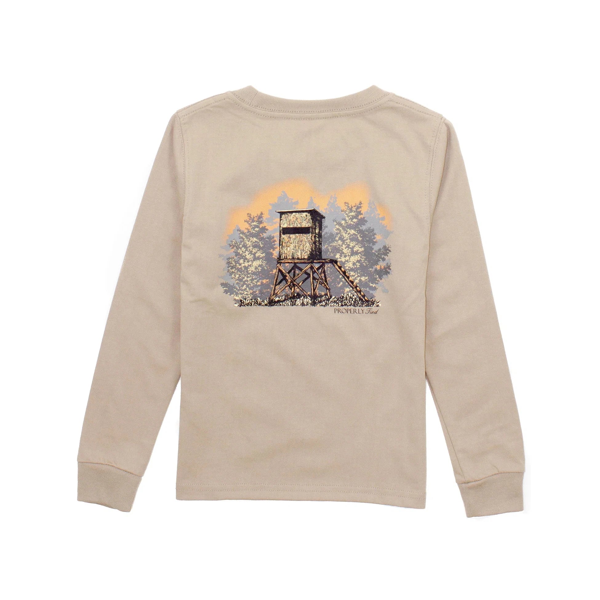 Properly Tied Sand Deerstand Long Sleeve Tee-Properly Tied-Little Giant Kidz