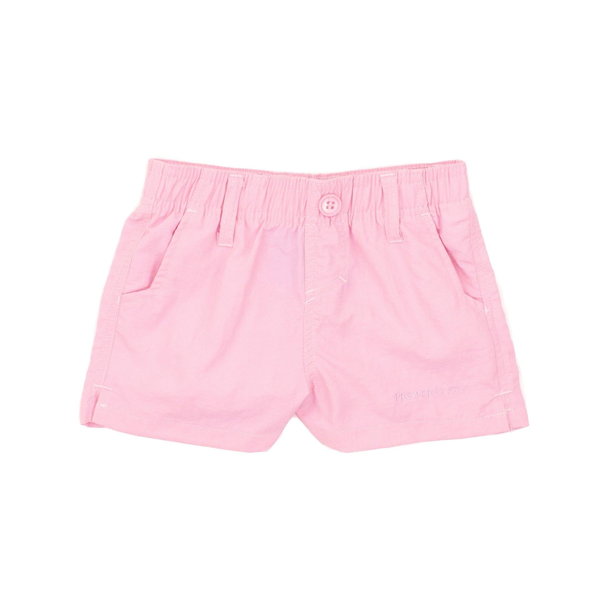 Properly Tied Suzy Shorts- Powder Pink-Properly Tied-Little Giant Kidz