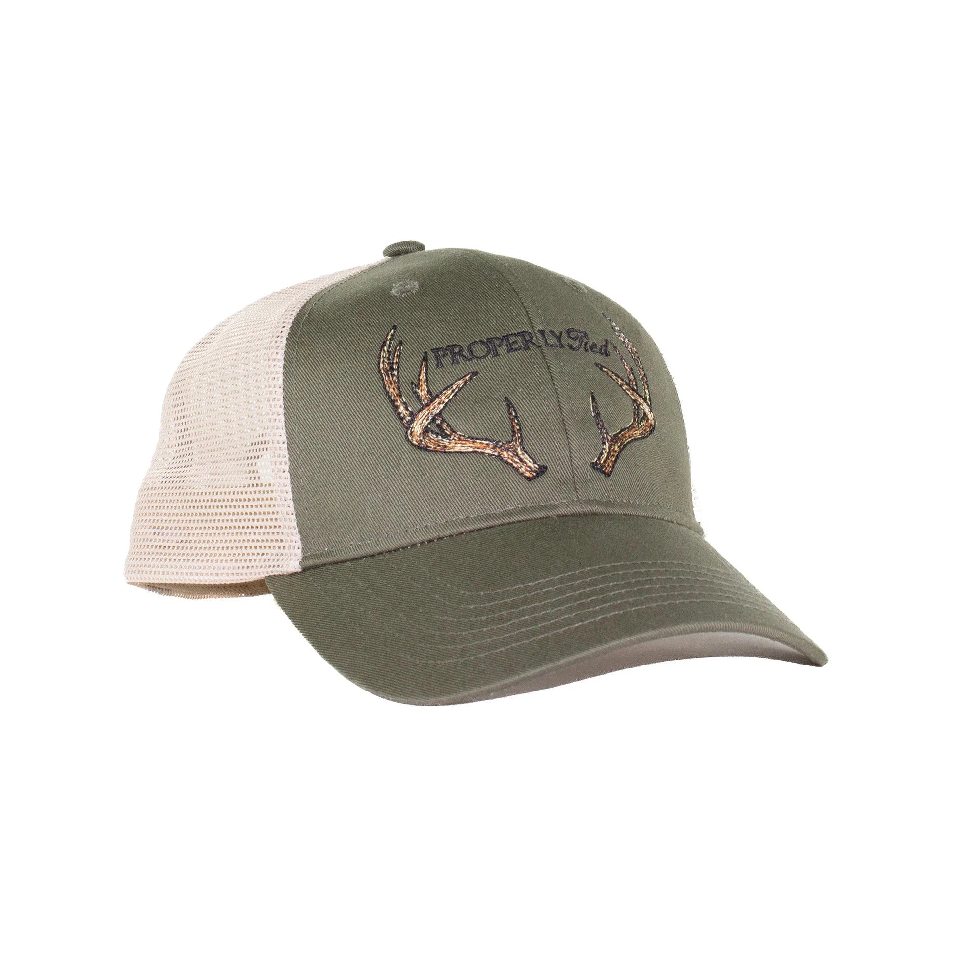 Properly Tied Youth Trucker Hat - Antlers-Properly Tied-Little Giant Kidz