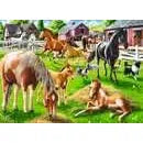 Ravensburger Children's Jigsaw Puzzle Happy Horses- 60 Pieces Puzzle-RAVENSBURGER-Little Giant Kidz