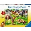 Ravensburger Children's Jigsaw Puzzle Happy Horses- 60 Pieces Puzzle-RAVENSBURGER-Little Giant Kidz