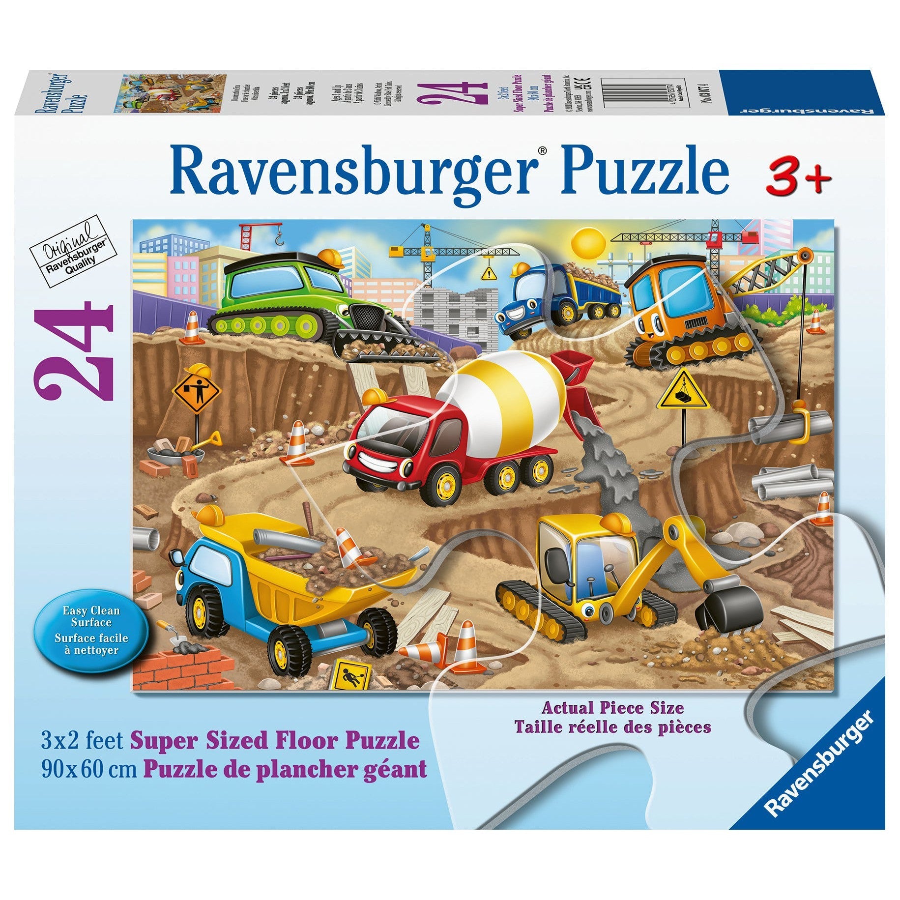 Ravensburger Construction Fun 24 Piece Super Sized Floor Puzzle-RAVENSBURGER-Little Giant Kidz
