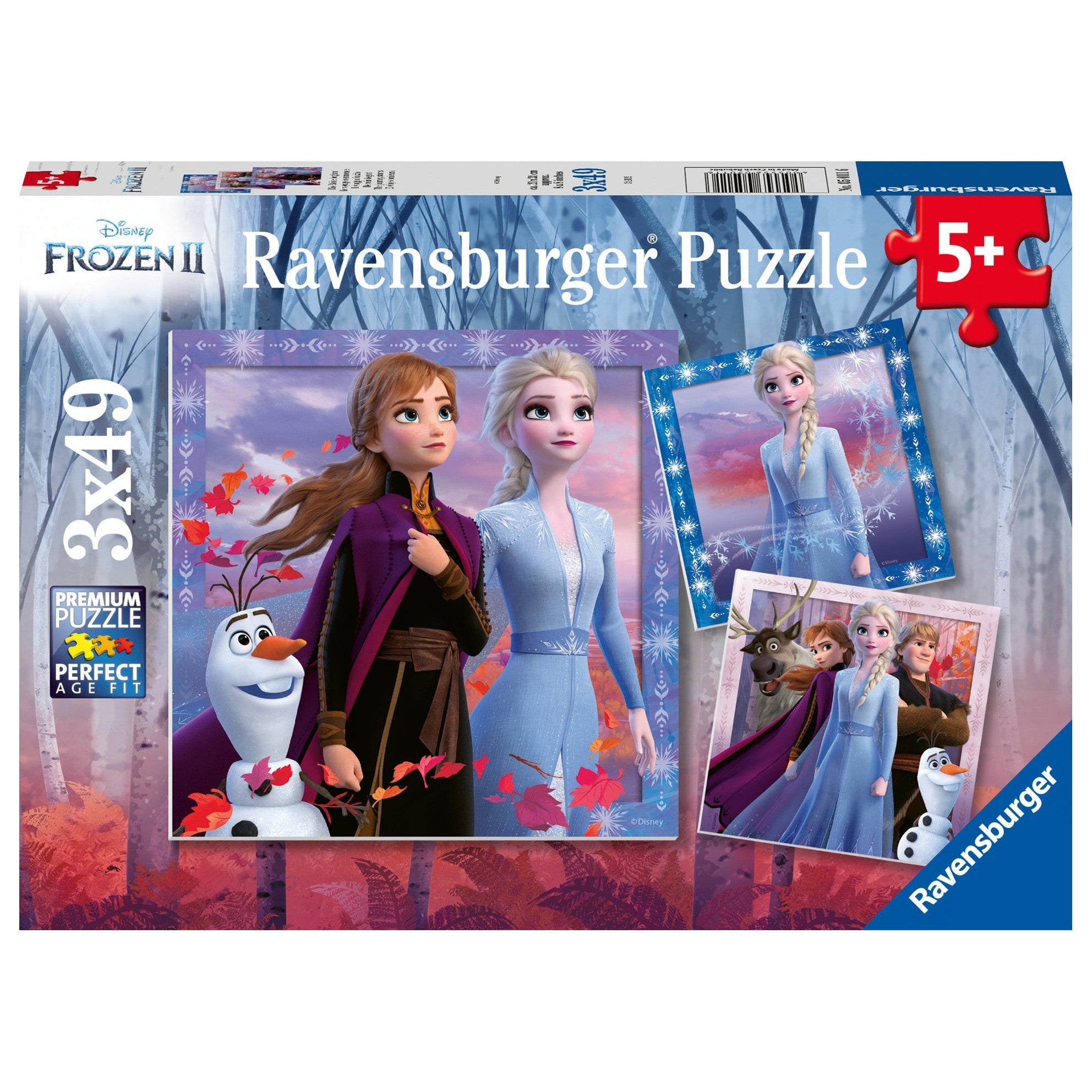 Ravensburger Disney Frozen II The Journey Starts 3 x 49 Piece Puzzle-RAVENSBURGER-Little Giant Kidz