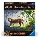 Ravensburger Jigsaw Wooden Puzzle Jungle Tiger- 500 Pieces Puzzle-RAVENSBURGER-Little Giant Kidz