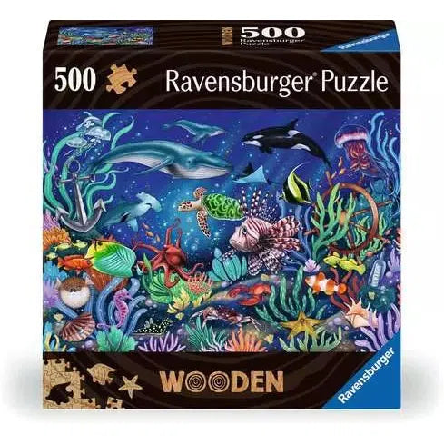 Ravensburger Jigsaw Wooden Puzzle Under The Sea- 500 Pieces Puzzle-RAVENSBURGER-Little Giant Kidz