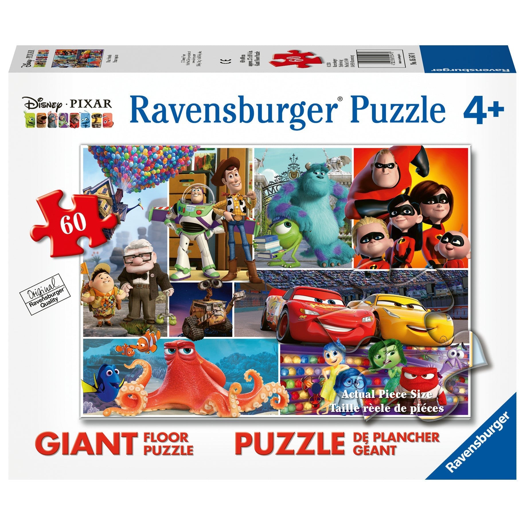 Ravensburger Pixar Friends 60 Piece Floor Puzzle-RAVENSBURGER-Little Giant Kidz